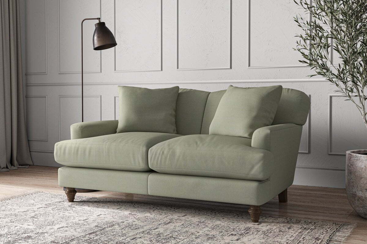 Deni Small Sofa - Recycled Cotton Seaspray-MAKE TO ORDER-Nkuku