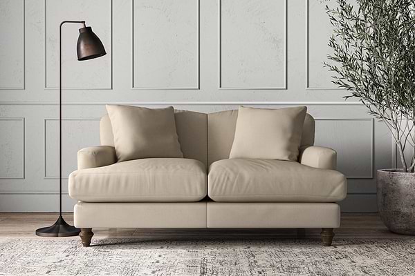 Deni Small Sofa - Recycled Cotton Stone