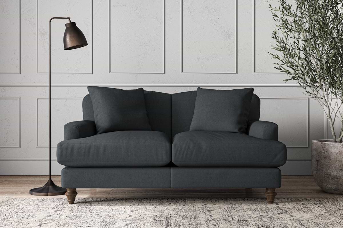 Deni Small Sofa - Recycled Cotton Thunder-MAKE TO ORDER-Nkuku