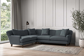 Deni Super Grand Left Hand Corner Sofa - Brera Linen Dusk