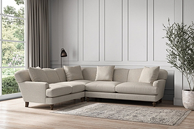 Deni Super Grand Left Hand Corner Sofa - Brera Linen Natural-nkuku