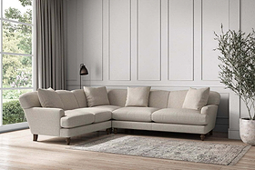 Deni Super Grand Left Hand Corner Sofa - Brera Linen Natural