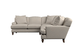 Deni Super Grand Left Hand Corner Sofa - Brera Linen Natural-nkuku