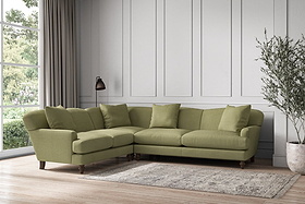 Deni Super Grand Left Hand Corner Sofa - Brera Linen Sage