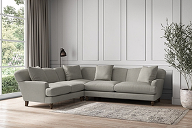 Deni Super Grand Left Hand Corner Sofa - Brera Linen Smoke