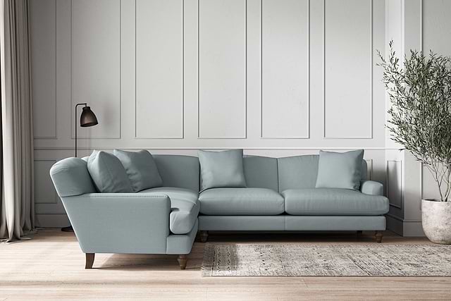 Deni Super Grand Left Hand Corner Sofa - Recycled Cotton Horizon