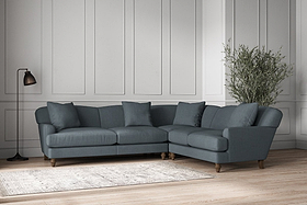Deni Super Grand Right Hand Corner Sofa - Brera Linen Dusk