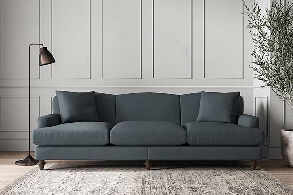 Deni Super Grand Sofa - Brera Linen Dusk