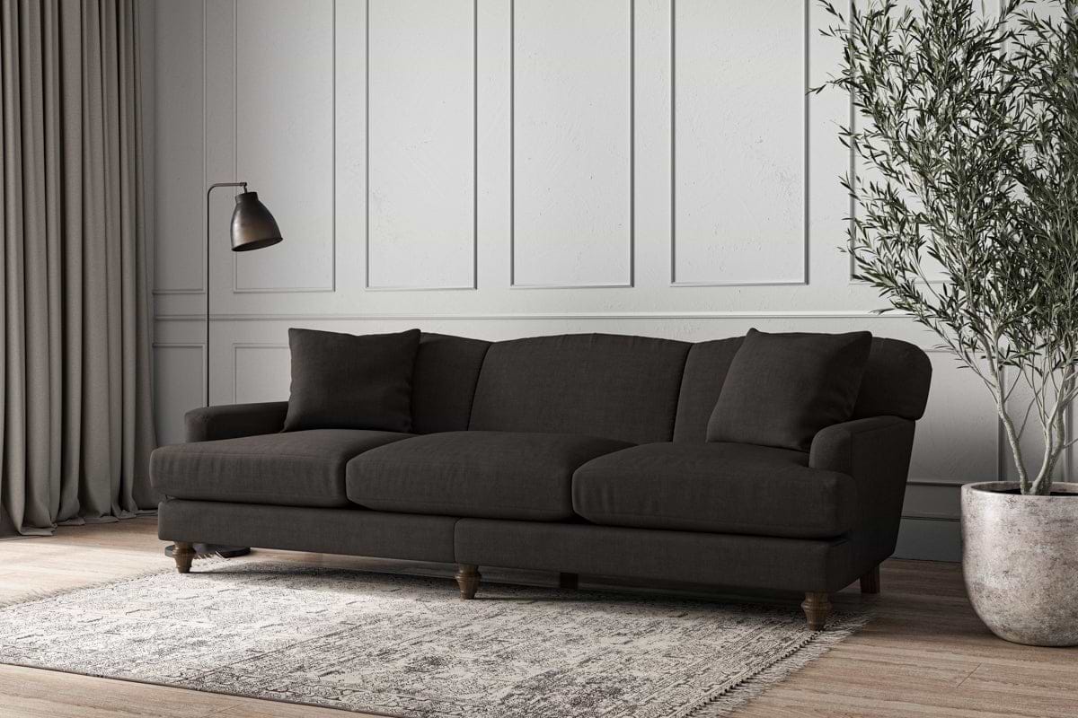 Deni Super Grand Sofa - Brera Linen Espresso