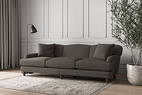 Deni Super Grand Sofa - Brera Linen Granite