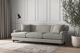 Deni Super Grand Sofa - Brera Linen Smoke