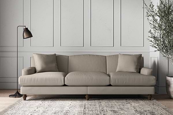 Deni Super Grand Sofa - Recycled Cotton Flax