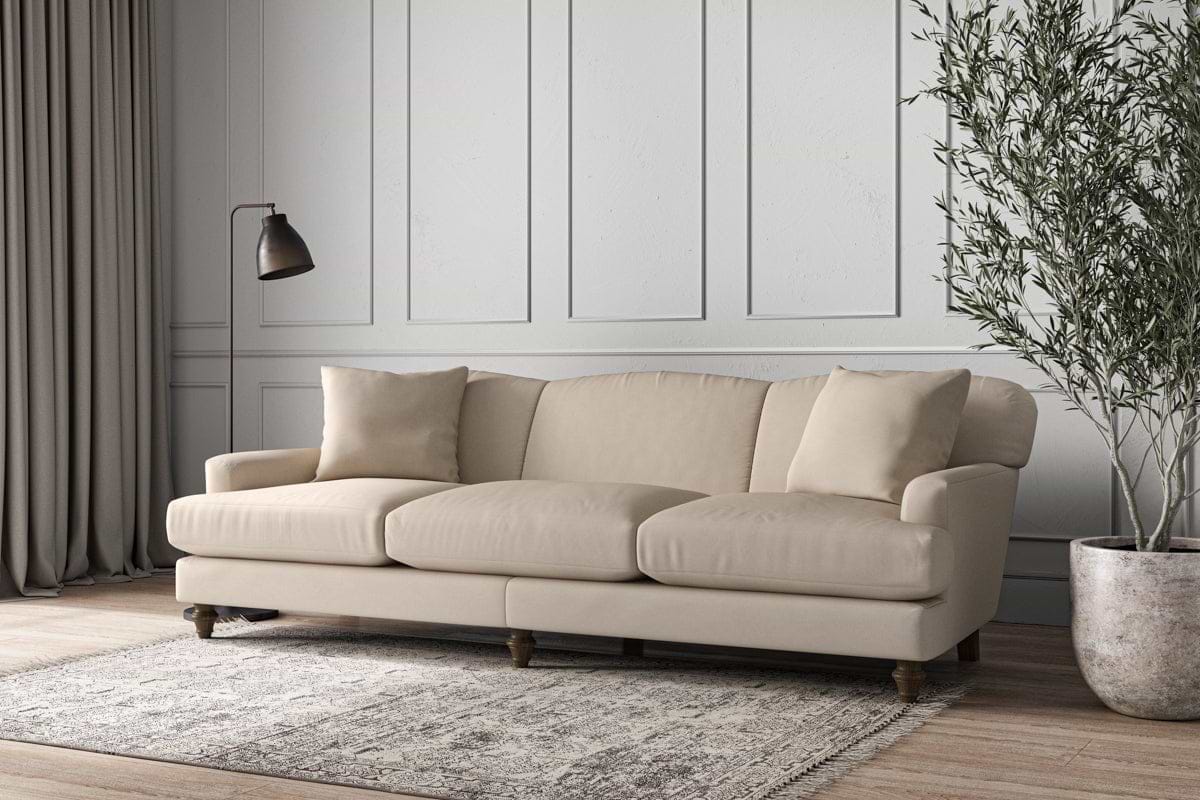 Deni Super Grand Sofa - Recycled Cotton Natural