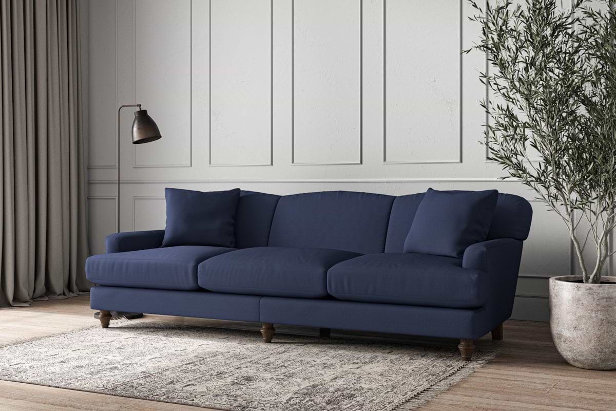 Deni Super Grand Sofa - Recycled Cotton Navy