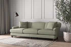 Deni Super Grand Sofa - Recycled Cotton Seaspray