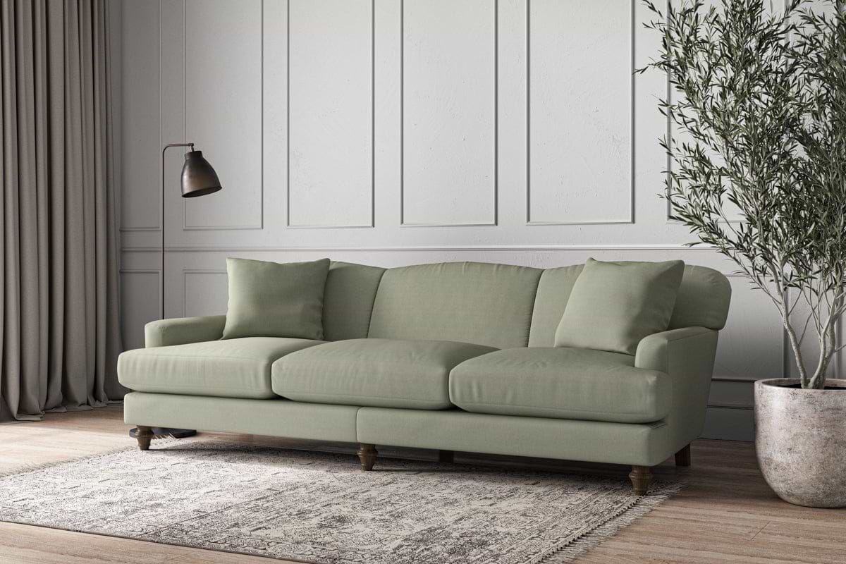 Deni Super Grand Sofa - Recycled Cotton Seaspray