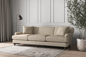 Deni Super Grand Sofa - Recycled Cotton Stone