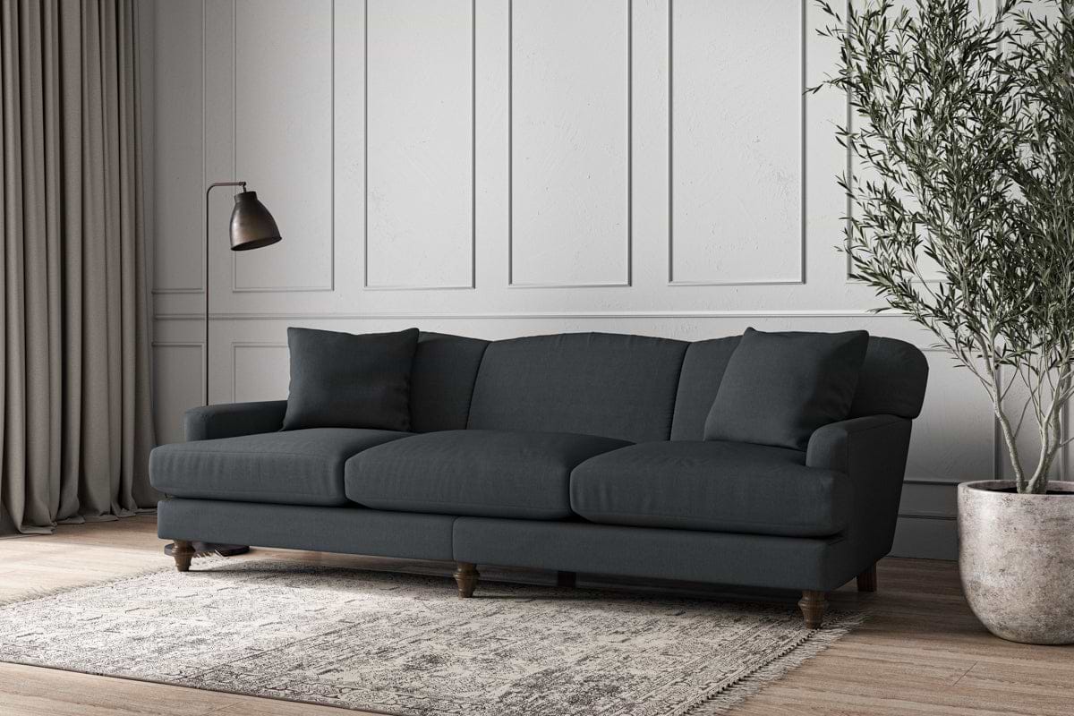 Deni Super Grand Sofa - Recycled Cotton Thunder