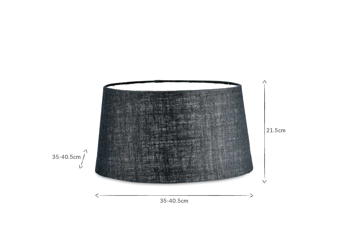 Dia Jute Lampshade - Ink