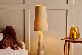 Dia Jute Tall Lampshade - Natural