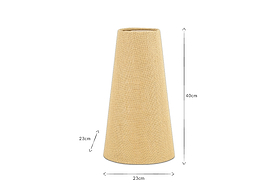 Dia Jute Tall Lampshade - Natural