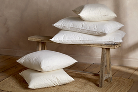Feather Cushion Inner - Cream-TEXTILES-Nkuku