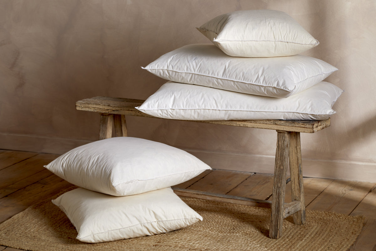 Feather Cushion Inner - Cream-TEXTILES-Nkuku
