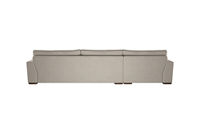 Guddu Grand Left Hand Chaise Sofa - Brera Linen Natural