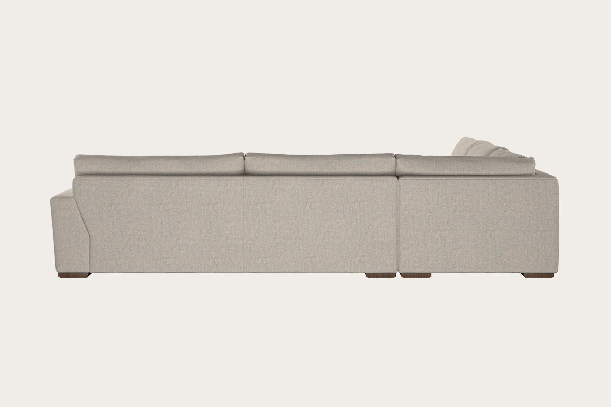 Guddu Grand Left Hand Corner Sofa - Brera Linen Natural