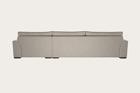 Guddu Grand Right Hand Chaise Sofa - Brera Linen Natural