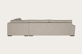 Guddu Grand Right Hand Corner Sofa - Brera Linen Natural-MAKE TO ORDER-Nkuku