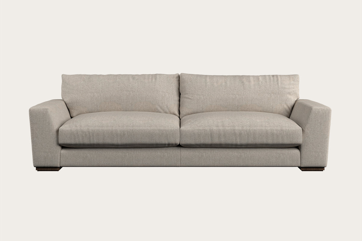 Guddu Grand Sofa - Brera Linen Natural-MAKE TO ORDER-Nkuku