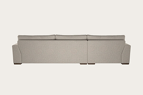 Guddu Large Left Hand Chaise Sofa - Brera Linen Natural