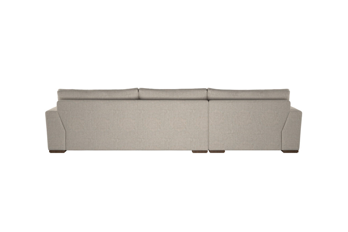 Guddu Large Left Hand Chaise Sofa - Brera Linen Natural