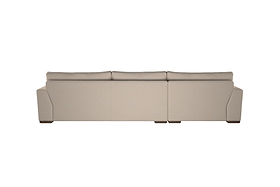 Guddu Large Left Hand Corner Sofa - Brera Linen Smoke