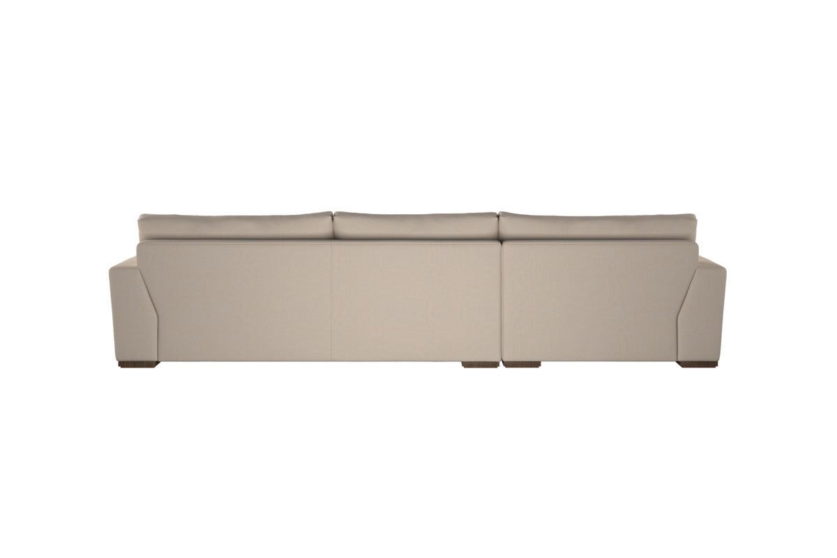 Guddu Large Left Hand Corner Sofa - Brera Linen Smoke