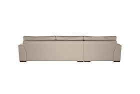 Guddu Large Left Hand Corner Sofa - Brera Linen Smoke