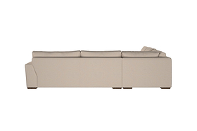 Guddu Large Right Hand Chaise Sofa - Brera Linen Charcoal-MAKE TO ORDER-Nkuku
