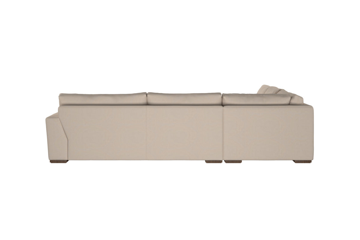 Guddu Large Right Hand Chaise Sofa - Brera Linen Charcoal-MAKE TO ORDER-Nkuku
