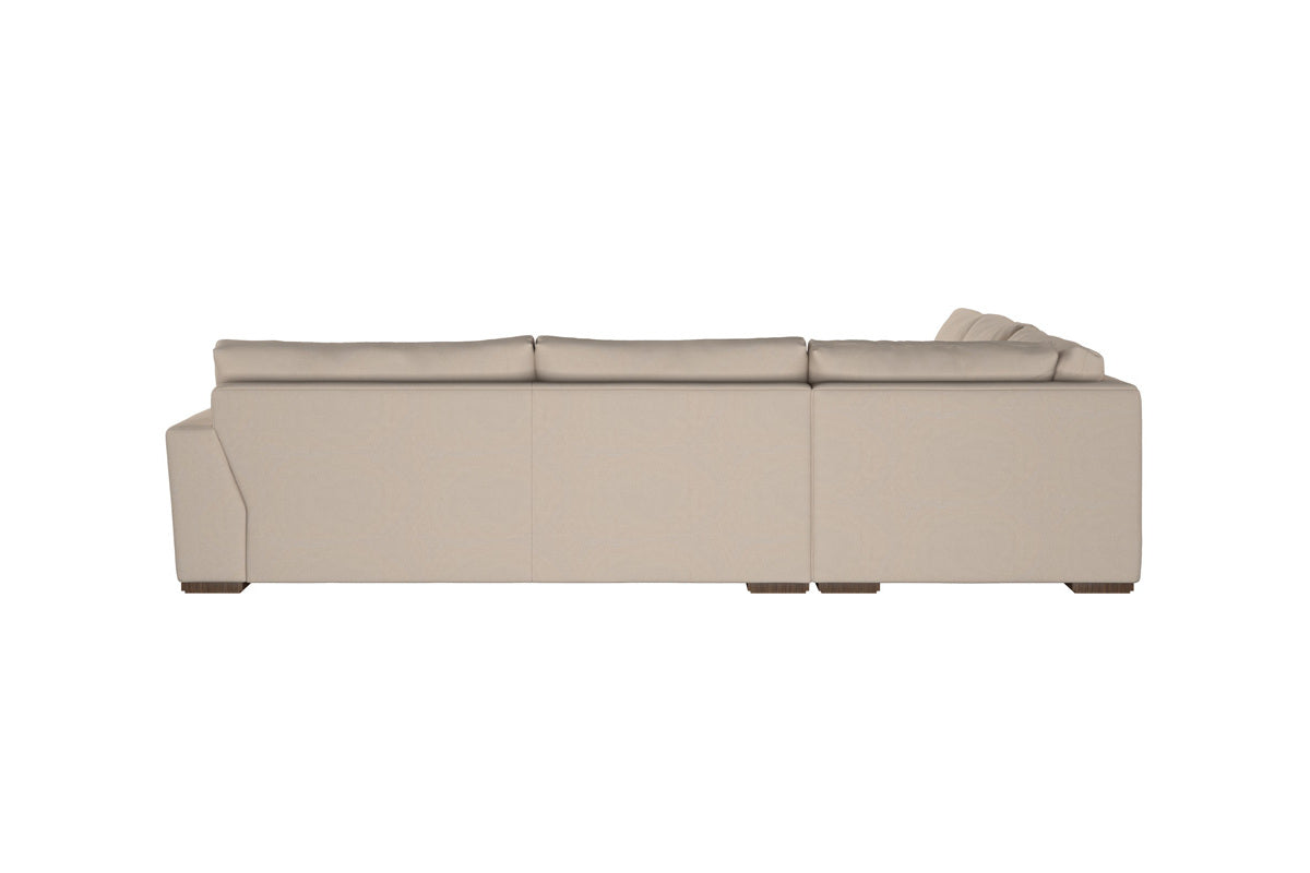 Guddu Large Right Hand Chaise Sofa - Brera Linen Charcoal-MAKE TO ORDER-Nkuku