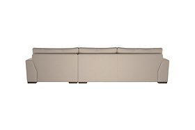 Guddu Large Right Hand Chaise Sofa - Brera Linen Chestnut-MAKE TO ORDER-Nkuku