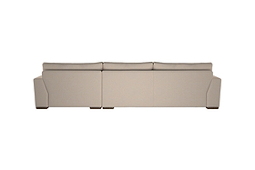 Guddu Large Right Hand Chaise Sofa - Brera Linen Chestnut-MAKE TO ORDER-Nkuku