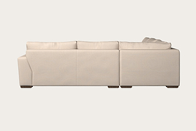 Guddu Large Right Hand Corner Sofa - Recycled Cotton Natural