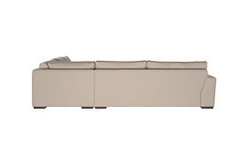Guddu Large Right Hand Chaise Sofa - Brera Linen Espresso-MAKE TO ORDER-Nkuku