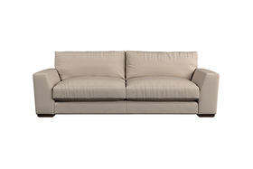 Guddu Large Right Hand Chaise Sofa - Brera Linen Granite-MAKE TO ORDER-Nkuku