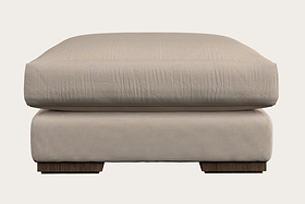 Guddu Large Right Hand Chaise Sofa - Brera Linen Jade