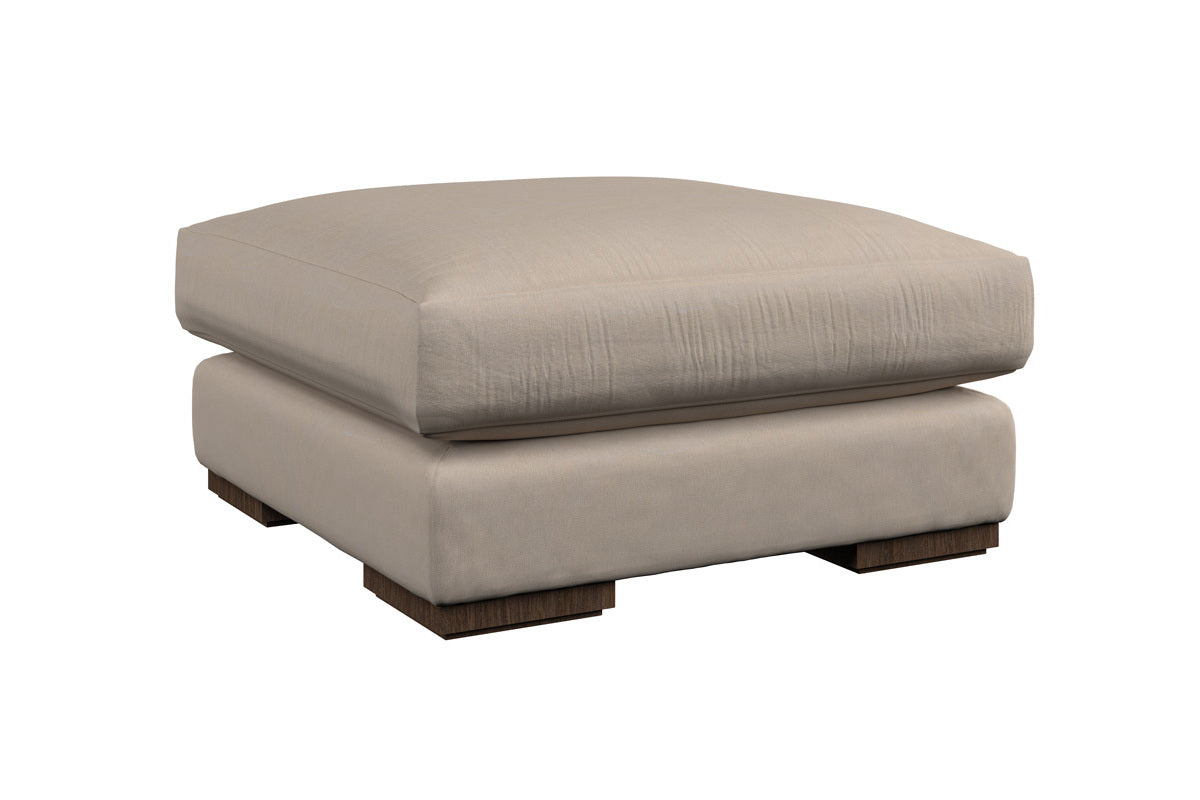 Guddu Large Right Hand Chaise Sofa - Brera Linen Jade