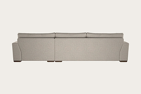 Guddu Large Right Hand Chaise Sofa - Brera Linen Natural