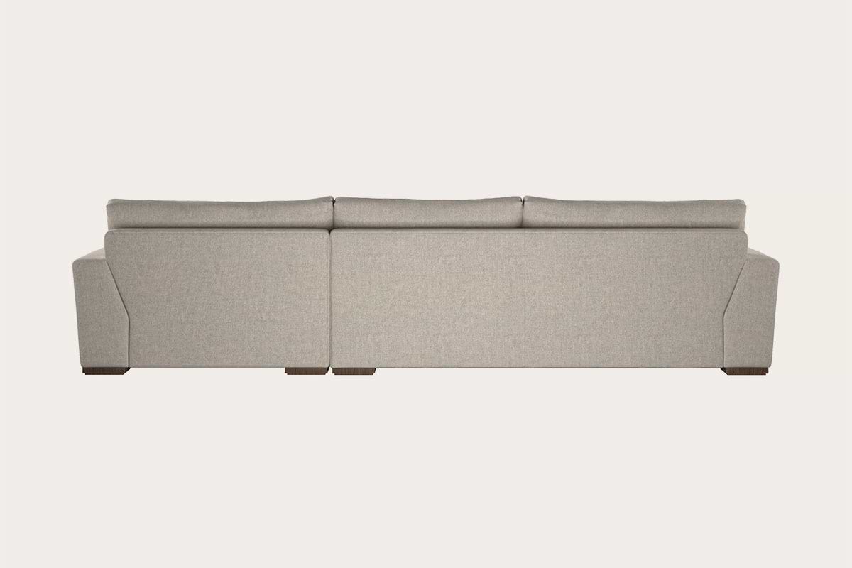 Guddu Medium Footstool - Recycled Cotton Seaspray-MAKE TO ORDER-Nkuku