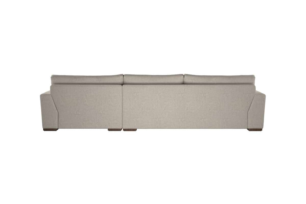 Guddu Medium Footstool - Recycled Cotton Seaspray-MAKE TO ORDER-Nkuku